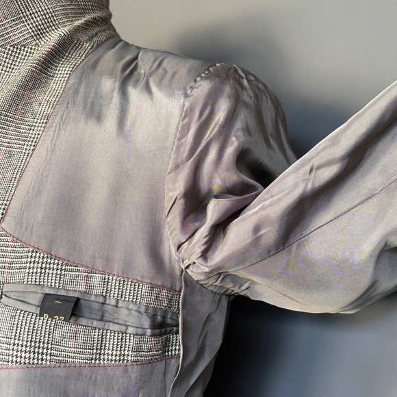 1970s 2 Piece Disco Era Glenn Plaid Suit | Size 37R 30W | Vintage Bellbottom - Picture 15 of 16